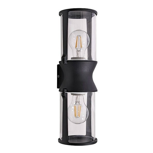 Уличный настенный светильник Arte Lamp Minchir A8306AL-2BK Фото № 1