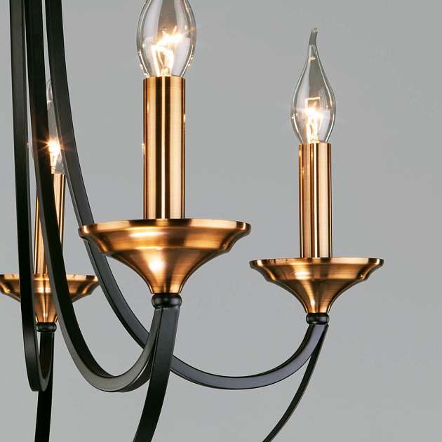 Подвесная люстра Eurosvet Lazzaro 60098/5 черный Фото № 4