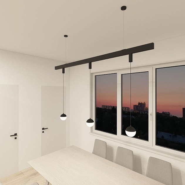 Трековый светодиодный светильник Denkirs Smart Moon DK8056-BK изображение 4 Трековый светодиодный светильник Denkirs Smart Moon DK8056-BK Фото № 4