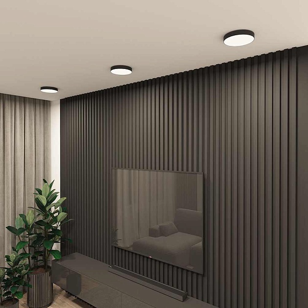 Накладной светильник Denkirs TAB DK2851-BK Фото № 3