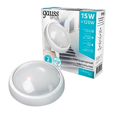 Настенно-потолочный светодиодный светильник Gauss Qplus 142411215-S 2