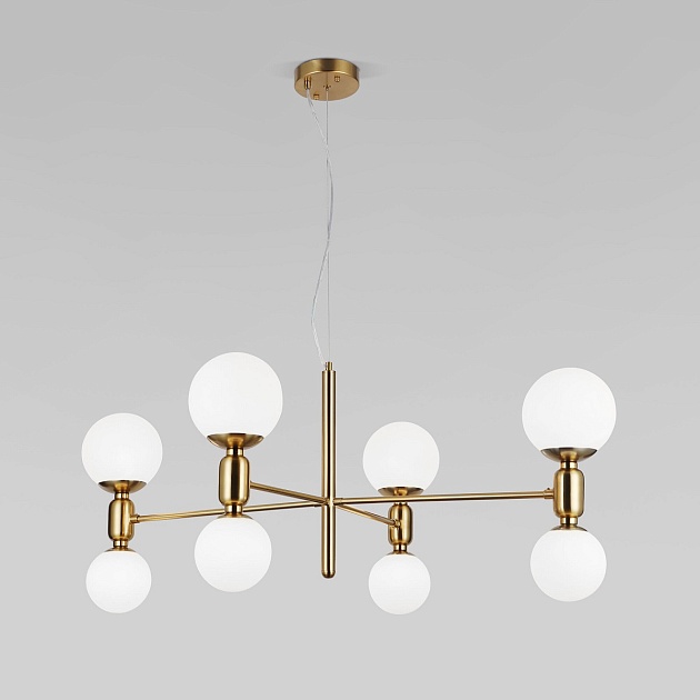 Подвесная люстра Eurosvet Bubble 30182/8 латунь Фото № 1