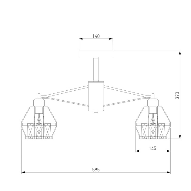 Потолочная люстра Eurosvet 70075/5 черный изображение 2 Потолочная люстра Eurosvet 70075/5 черный Фото № 2