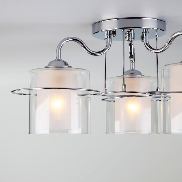 Потолочная люстра Eurosvet 30160/3 хром Фото № 3