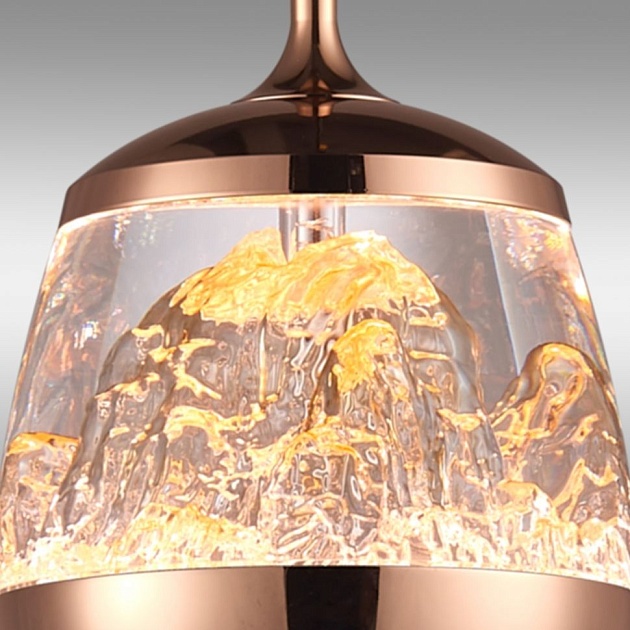 Подвесной светодиодный светильник iLedex Rocks 8278P-1 RGD Фото № 2