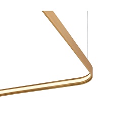 Подвесной светодиодный светильник Italline IT013-6031 gold 3000K 3