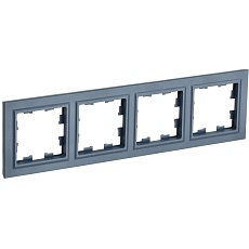 BRITE Рамка 4-местная РУ-4-БрМ маренго IEK BR-M42-K35