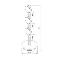 Настольная лампа Eurosvet Tapioca 90332/6 1