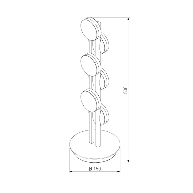 Настольная лампа Eurosvet Tapioca 90332/6 изображение 2 Настольная лампа Eurosvet Tapioca 90332/6 Фото № 2
