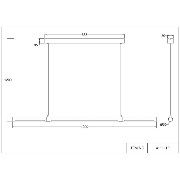 Подвесной светодиодный светильник Favourite Cuero 4111-1P Фото № 3