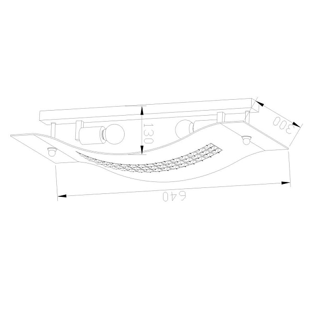 Настенный светильник Lucia Tucci Pelle Bianca W2010.2 Фото № 3