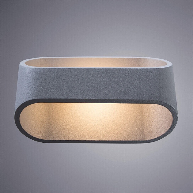 Настенный светодиодный светильник Arte Lamp A1428AP-1GY Фото № 4