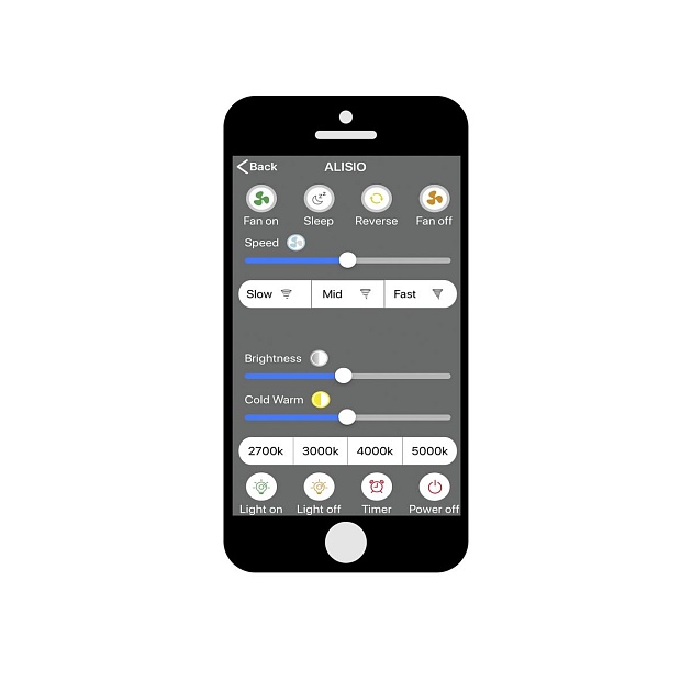 Потолочная светодиодная люстра-вентилятор Mantra Nature 7808 изображение 3 Потолочная светодиодная люстра-вентилятор Mantra Nature 7808 Фото № 3