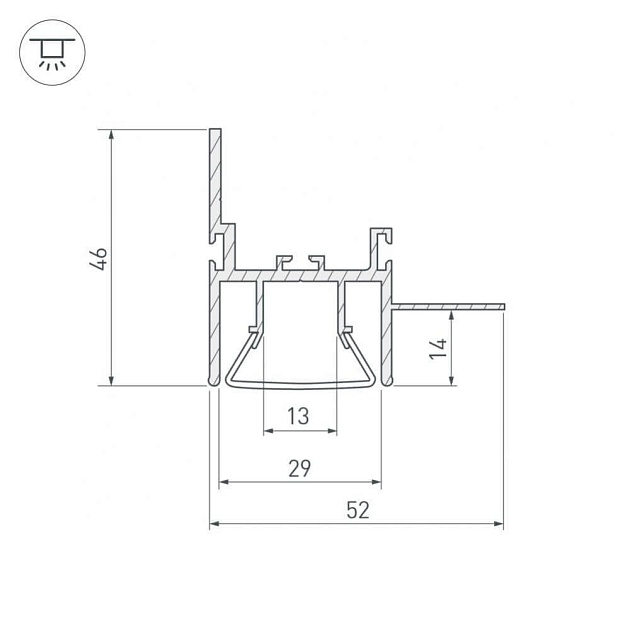 Профиль Arlight FOLED-WALL-2000 023865 изображение 2 Профиль Arlight FOLED-WALL-2000 023865 Фото № 2
