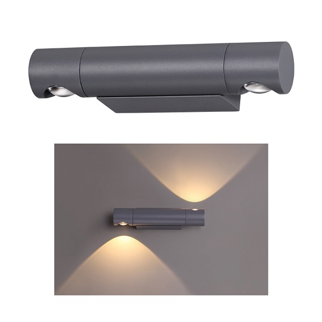 Уличный настенный светодиодный светильник Novotech Street Kaimas 358089 изображение 1 Уличный настенный светодиодный светильник Novotech Street Kaimas 358089 Фото № 1