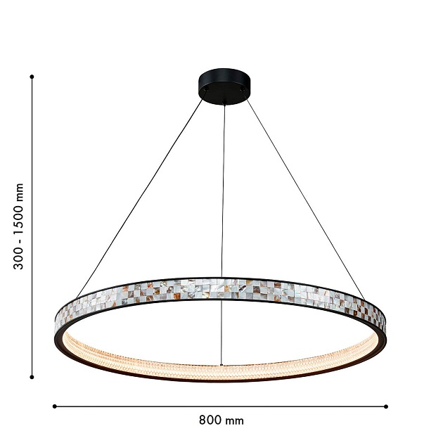 Подвесная светодиодная люстра Favourite Shelty 4704-8P Фото № 2
