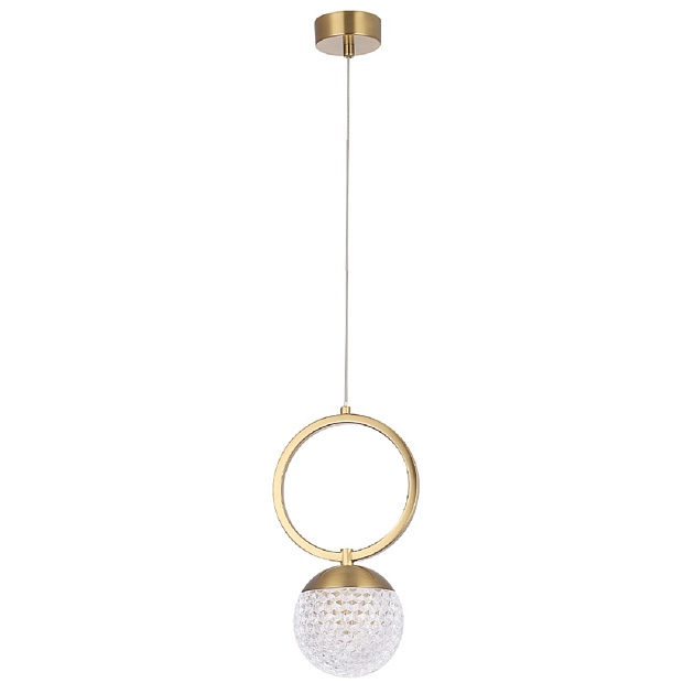 Подвесной светильник Crystal Lux Carolina SP1 V1 BRASS Фото № 1