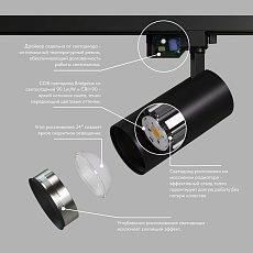 Трековый светильник Denkirs Solid Koper DK6455-BK 2