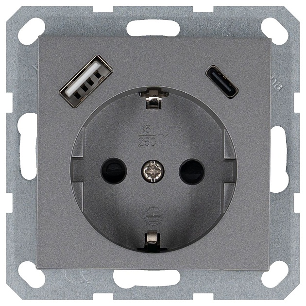 Розетка Jasmart G5501USB-25S Фото № 1