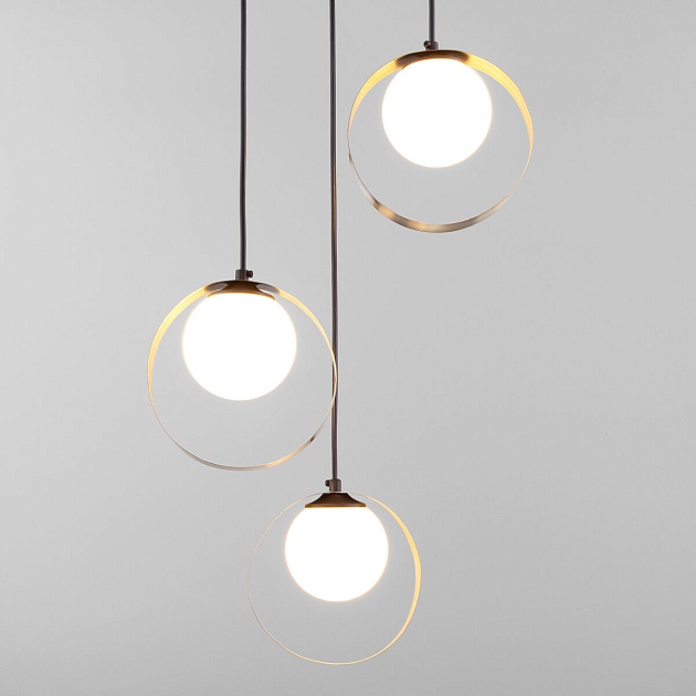 Подвесная люстра Eurosvet Dublin 50205/3 черный/бронза Фото № 1