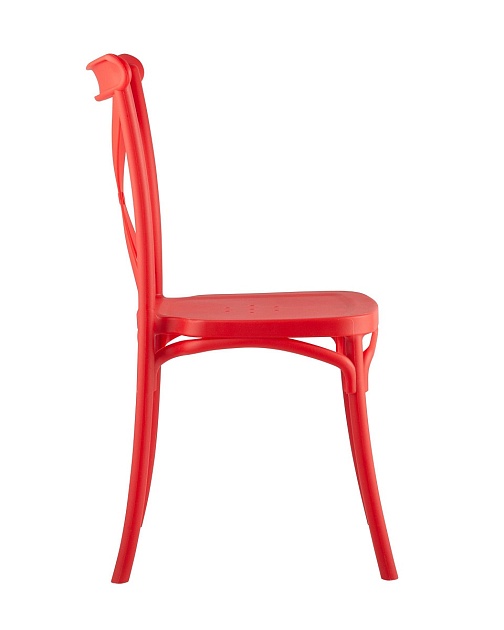 Кухонный стул Stool Group Кроссбэк пластиковый красный Y030 red изображение 4 Кухонный стул Stool Group Кроссбэк пластиковый красный Y030 red Фото № 4