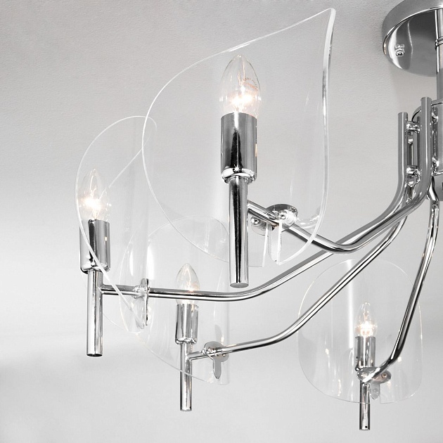 Потолочная люстра Eurosvet Rocco 60135/8 хром Фото № 4