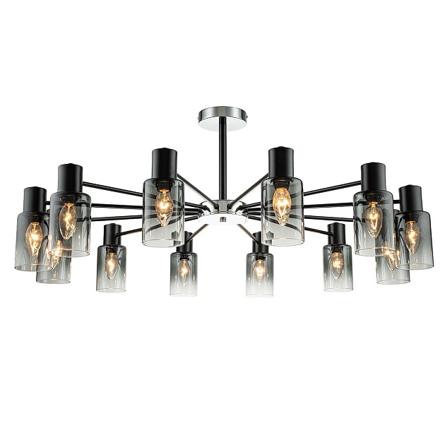 Потолочная люстра Escada Diversity 2120/12P Black изображение 5 Потолочная люстра Escada Diversity 2120/12P Black Фото № 5