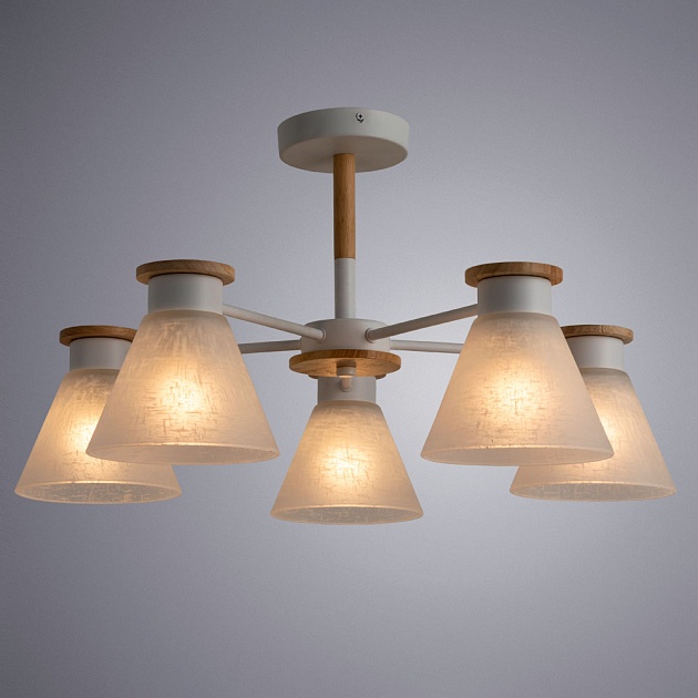 Потолочная люстра Arte Lamp Tyler A1031PL-5WH Фото № 5