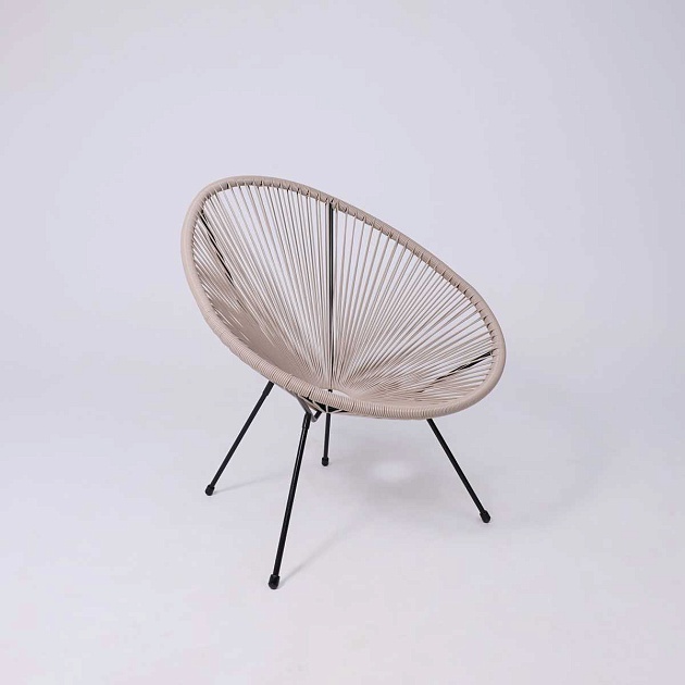 Садовое кресло AksHome Rimini иск.ротанг, коричневый 95472 изображение 2 Садовое кресло AksHome Rimini иск.ротанг, коричневый 95472 Фото № 2