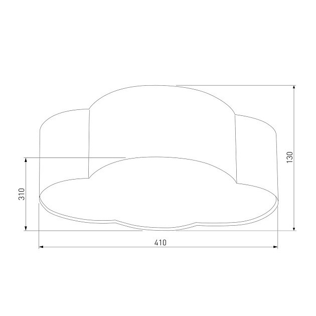 Потолочный светильник TK Lighting 4228 Cloud Фото № 3