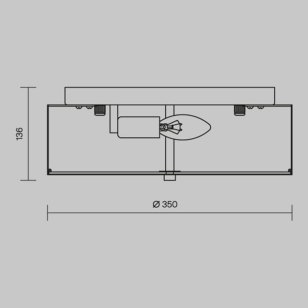Потолочный светильник Maytoni Ripple MOD096CL-03CH Фото № 3