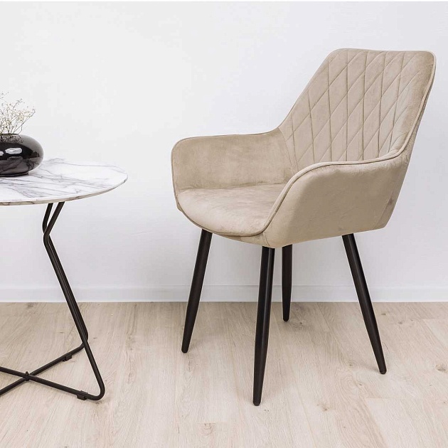 Кресло AksHome Pablo бежевый, велюр 72326 изображение 7 Кресло AksHome Pablo бежевый, велюр 72326 Фото № 7