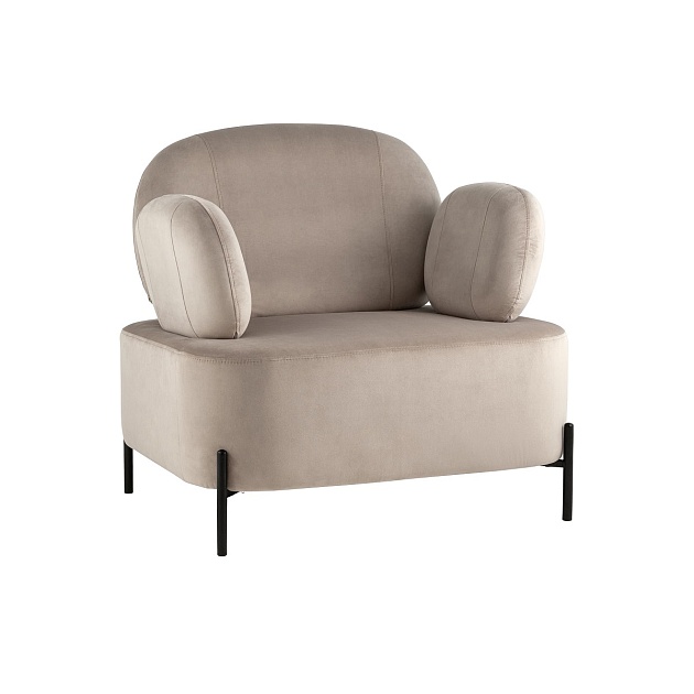 Кресло Stool Group Кэнди велюр светло-серый vd-candy-b25 изображение 1 Кресло Stool Group Кэнди велюр светло-серый vd-candy-b25 Фото № 1