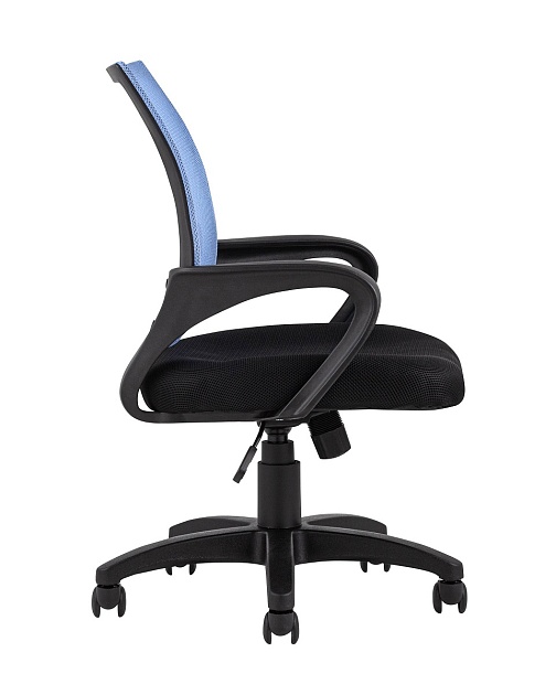 Офисное кресло TopChairs Simple голубое D-515 light blue изображение 3 Офисное кресло TopChairs Simple голубое D-515 light blue Фото № 3