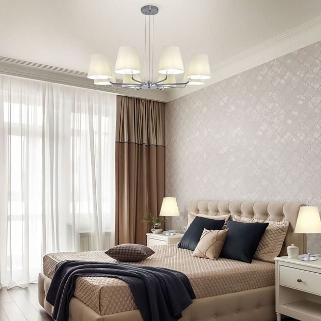 Подвесная люстра Eurosvet Amaretto 60155/8 хром Фото № 5