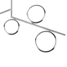 Подвесная светодиодная люстра Mantra Olimpia Cromo 6590 2