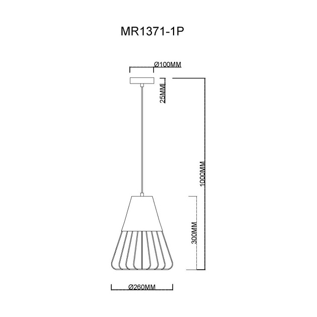 Подвесной светильник MyFar Hill MR1371-1P Фото № 2