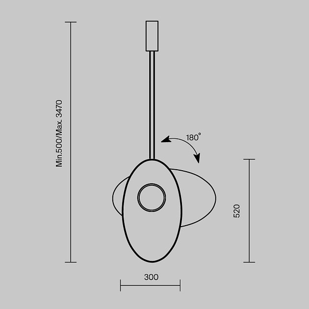 Подвесной светодиодный светильник Maytoni Modern Evolution MOD396PL-L10BL3K изображение 8 Подвесной светодиодный светильник Maytoni Modern Evolution MOD396PL-L10BL3K Фото № 8