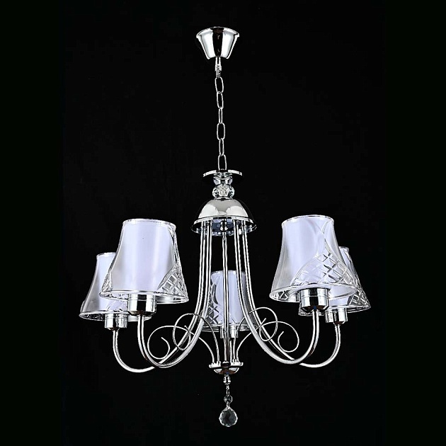 Подвесная люстра ЭкономСвет 13153/5CR WCL Фото № 1