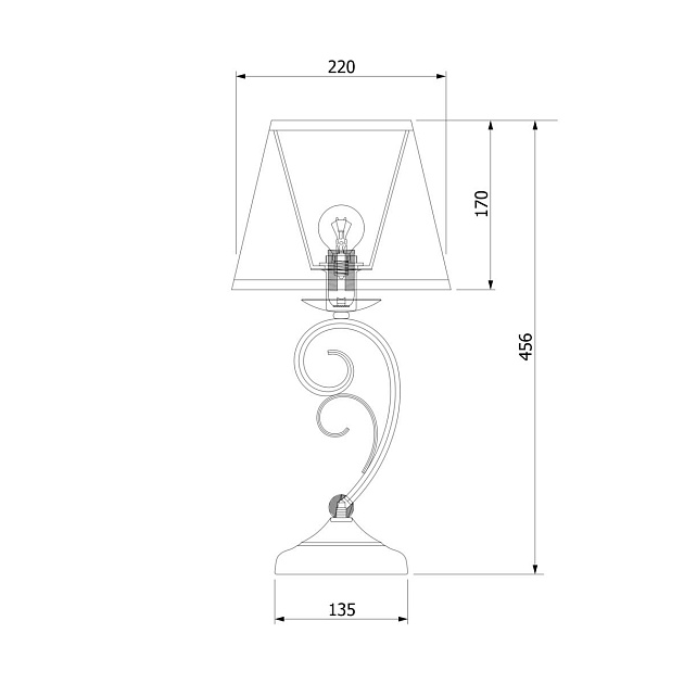 Настольная лампа Bogates 01090/1 Фото № 2