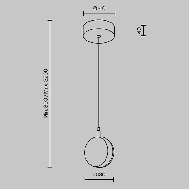 Подвесной светодиодный светильник Maytoni Mind MOD299PL-L10BS3K Фото № 7