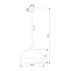 Подвесной светильник TK Lighting 4852 Oslo 1