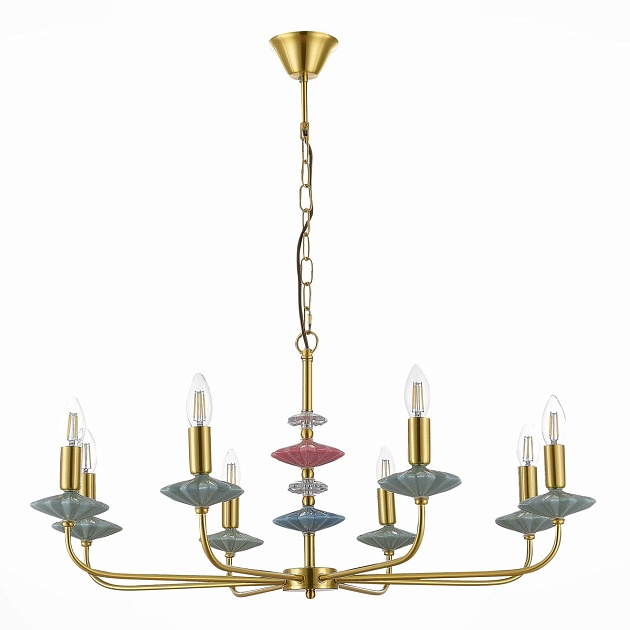 Подвесная люстра Evoluce Attic SLE1117-203-08 изображение 4 Подвесная люстра Evoluce Attic SLE1117-203-08 Фото № 4