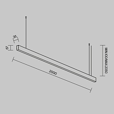 Линейный светильник Maytoni Technical LL312039 3