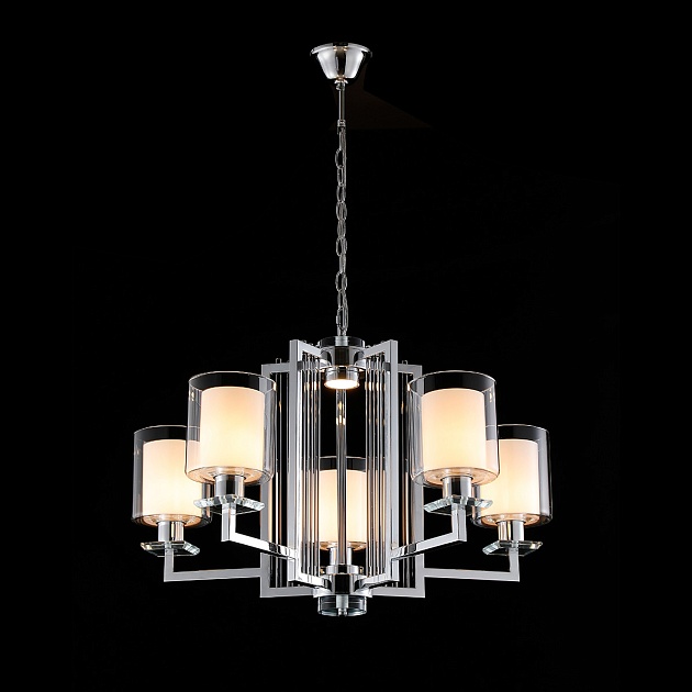 Подвесная люстра iLamp King RM6201-5 CR+CL изображение 1 Подвесная люстра iLamp King RM6201-5 CR+CL Фото № 1