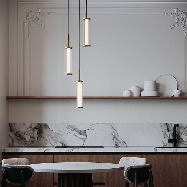 Подвесная светодиодная люстра Eurosvet Stark 50386/3 LED изображение 6 Подвесная светодиодная люстра Eurosvet Stark 50386/3 LED Фото № 6