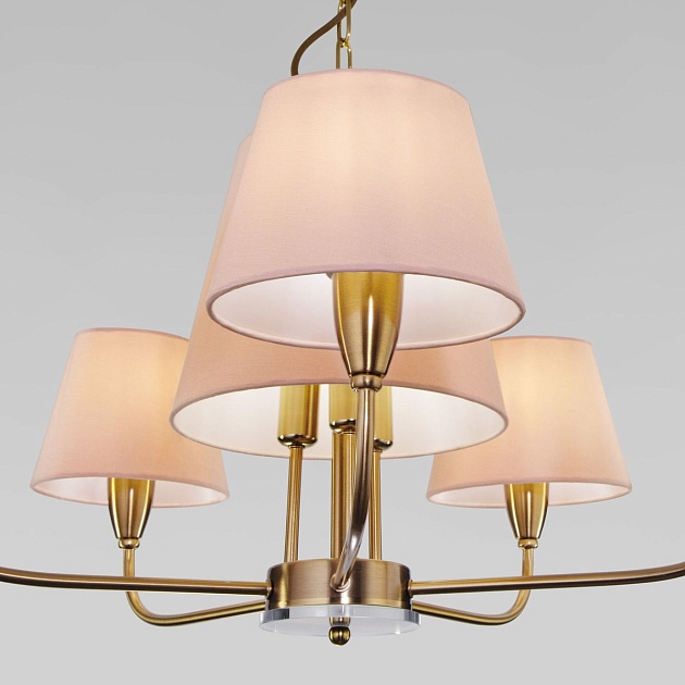 Подвесная люстра Eurosvet Milos 60153/8 латунь Фото № 3