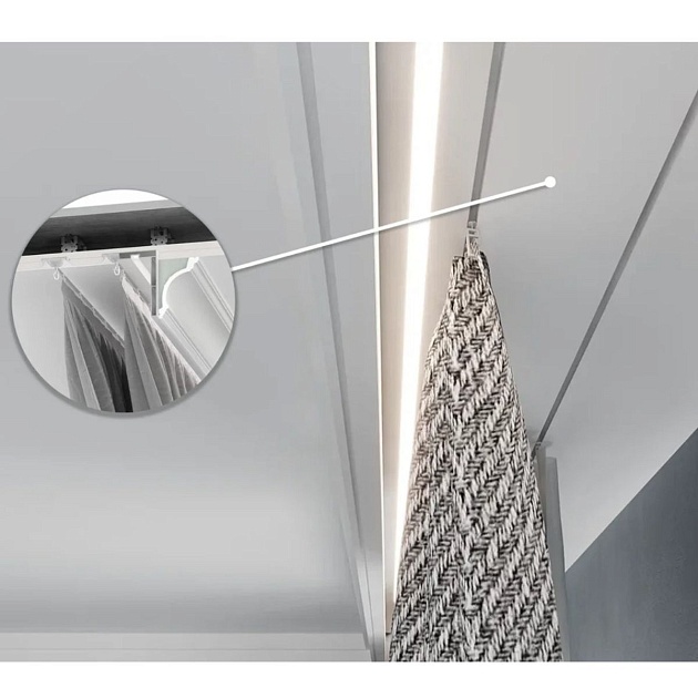 Скрытый карниз FerGipps черный ОК 100 УТ000002725 Фото № 2