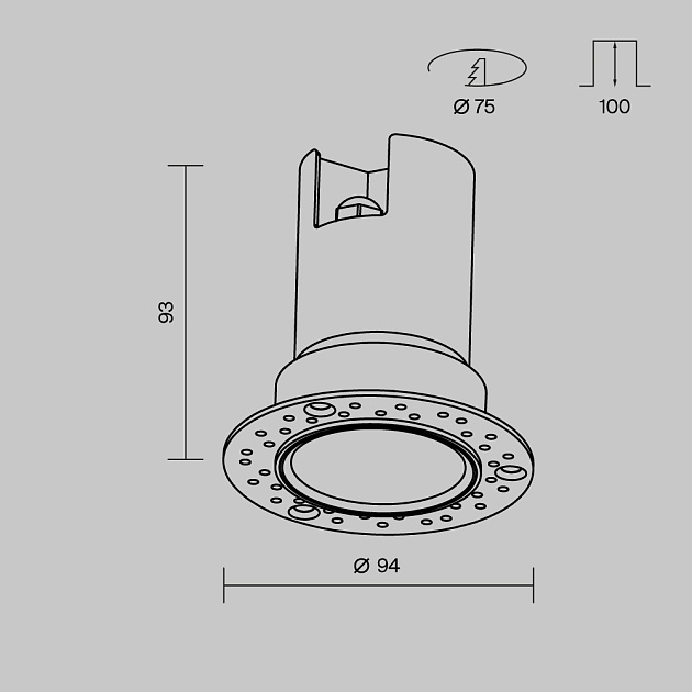 Потолочный светильник Maytoni Outdoor O501DL-L10W3K Фото № 3