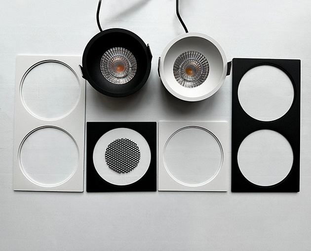 Встраиваемый светодиодный светильник Italline IT08-8032 white 3000K Фото № 3